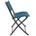 VCM Gartenstuhl 45 x 45 x 0 cm blau 2 St.