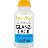 Creative Deco Glanz-Lack 500 ml Schwarz