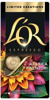 Kaffeekapseln L'OR ARABICA RWENZORI, 10 Stk.