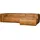 Woood Eckcouch Leder 3-Sitzer Cognac