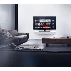 One for All WM2470 TV-Rack 434 cm Blau/Schwarz Glas/Metall