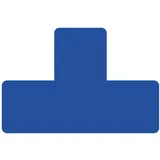 djois Djois, 197301 - Klebesymbol für Bodenmarkierung, T-Form, Blau, 10 Stück, Langlebiges PVC, Ungiftiger Kleber, Einfache Anwendung, Präzise Markierung, Lagerbereiche, Innen, LEAN Management