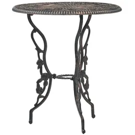 vidaXL Bistroset 3-tlg. Tisch Ø 59 x 62 cm bronze