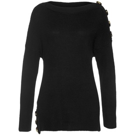 LASCANA Strickpullover Damen schwarz Gr.44/46