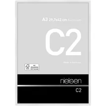 Nielsen Bilderrahmen Aluminium Weiß glanz 29,7x42 cm 1 St.