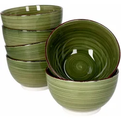 6er Set Müslischalen Waldi grün - 24326366