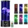 Lunartec LED-Quallen-Leuchte, 17 Farben, 4 Modi, 3 Helligkeiten, Fernbedienung