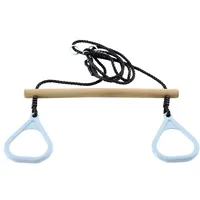Hörby Bruk Trapez mit Turnringen (Holztrapez max. 50kg, hellblau,