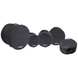 Music Store Pro II Standard DBS 01 Drum Taschen Set, 22", 12", 13", 16", 14"x6.5", Gepolstertes Nylon, Schwarz