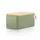 lars-nysøm Brotkasten Glaede Sage Green, Stahl / Bambus, abnehmbarer Deckel, 34,5 x 18,5 x 15,8 cm, grün