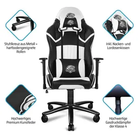 One Gaming Pro 70819 Gaming Chair schwarz/weiß
