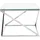 Beliani Beverly Silber/Eiche 60 x 45 x 60 cm