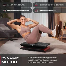 Sportstech Vibrationsplatte Rot