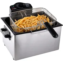 Alpina Doppel Friteuse WJ-801 Silber