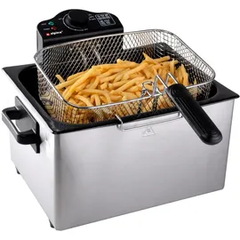 Alpina Doppel Friteuse WJ-801 Silber