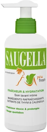 Saugella YouFresh Frische Intimwaschlotion Thymian-Extrakt Menthol Und Calendula 200ml