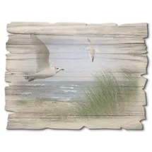 ARTland Nordseestrand mit Möwen 40x30cm (92229516-0)