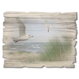 ARTland Nordseestrand mit Möwen 40x30cm (92229516-0)