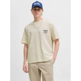 JACK & JONES JORNORREBRO TYPO TEE SS CREW NECK weiß M