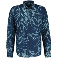 Lerros Langarmhemd mit floralem Print »«, Storm blue) , 42297117-XL Normalgrößen