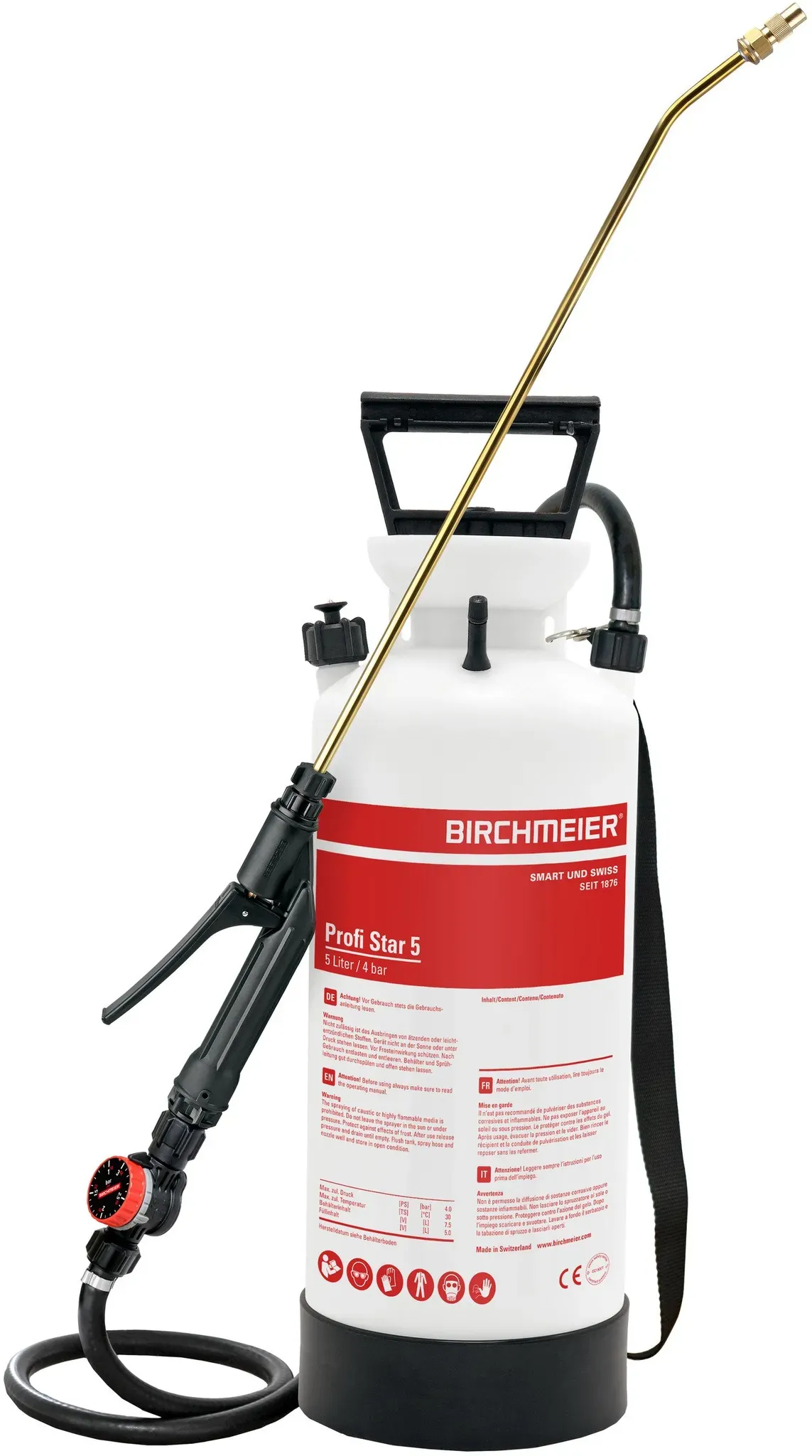 Birchmeier Sprühgerät Profi Star 5 mit Druckregler PR 3