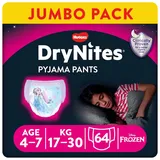 Huggies DryNites Mädchen 4-7 Jahre 64 St.