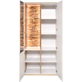 Mäusbacher Vitrine Faro 81 x 42 x 180 cm Weiß
