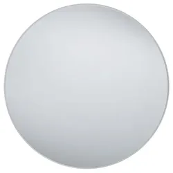 Britney Metallspiegel Silber - Ø 80cm