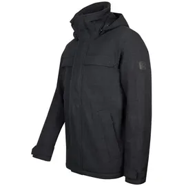 Elkline UNDERCOVER Herren wasserdichte Outdoorjacke, Größe:M, Farbe:Anthramelange - Grau - M
