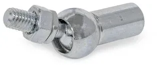 Axialgelenke, Stahl / Edelstahl, mit Gewindezapfen (71802.1-10-M6-C-ST)