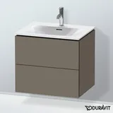 Duravit L-Cube Waschtischunterschrank, 2 Auszüge, LC630509090,