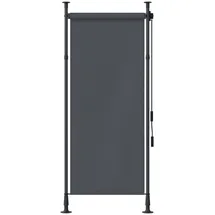 Outsunny Senkrechtmarkise 120 x 310 cm Grau