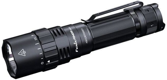 Fenix PD40R V3.0 LED Taschenlampe mit bis zu 3.000 Lumen, Leuchtweite bis zu 500 Meter, mit Drehring-Mechanismus, inklusive 21700 5000mAh Li-Ion Akku