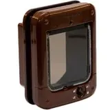 Cat Mate Mikrochip Katzenklappe 360W - Katzenklappe braun