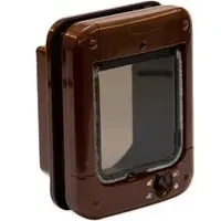 Cat Mate Mikrochip Katzenklappe 360W - Katzenklappe braun