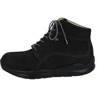 FINN COMFORT FINNAMIC Enschede Damen Schnürschuhe knöchelhoch schwarz Nubukleder : UK 3,5 Schuhgröße: UK 3,5 - Schwarz