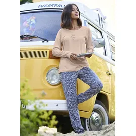 vivance dreams by lascana Pyjamaoberteil unifarben apricot 32/34