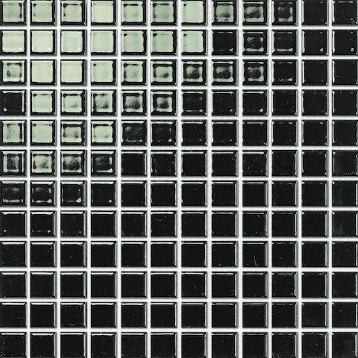 Premium Mosaic Keramikmosaik schwarz 30x30 cm glanz MOS23BK