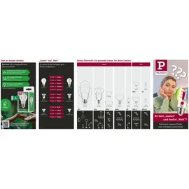 Paulmann LED Modul Einbauleuchte Nova Coin rund 51mm Coin 6W 470lm 230V 2700K Satin