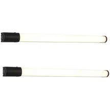 meine wunschleuchte Spiegelleuchte 2er Set Warmweiß 79 cm Schwarz