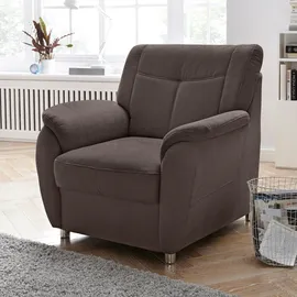 sit&more Sessel SIT & MORE "Sonoma", braun (espresso), B:95cm H:91cm T:90cm, Struktur (100% Polyester);Luxus-Microfaser ALTARA NUBUCK (100% Polyester), Sessel, Sessel, mit Federkern