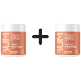 raw nutrition Thavage Pre-Workout Peach Bum Pulver 520 g