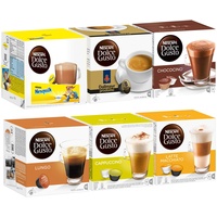 NESCAFÉ Dolce Gusto Family Edition Set, Kaffee, Kaffeekapsel, 6 x 16 Kapseln