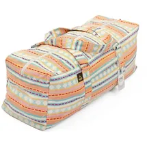 Bodhi ETHNO Collection: Yoga Kit Bag Jacquard-Webstoff, apricot-hellblau gemustert blau No Size
