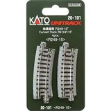 KATO Gebogenes Gleis 4er Pack 20-101 N