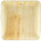 Wisefood 25 Teller – Palmblatt Teller quadratisch 24 x 24 cm