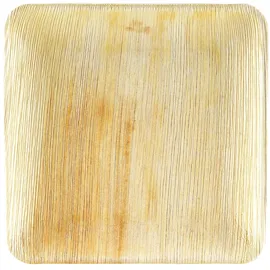 Wisefood 25 Teller – Palmblatt Teller quadratisch 24 x 24 cm