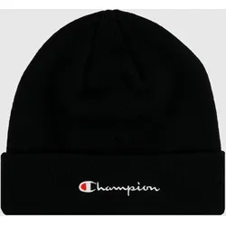 Beanie CHAMPION "Lifestyle Beanie Cap", Herren, schwarz (nbk), Strick, Microfaser, unifarben, sportlich, Mützen, für Kinder