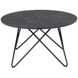 VCM Wyre Schwarz Marmor Ø80 cm