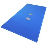 VOUNOT Poolabdeckung rechteckig blau 4x9 m